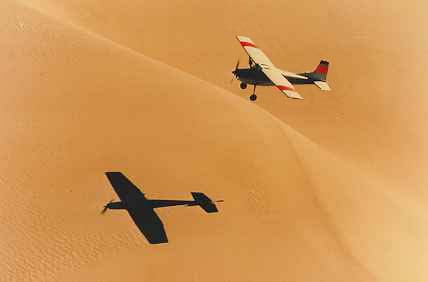 "Timmissartok" over the Namib Desert