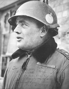 General Anthony McAuliffe - Acting American Commander of 101st Airborne during the German siege of Bastogne (Battle of the Bulge).